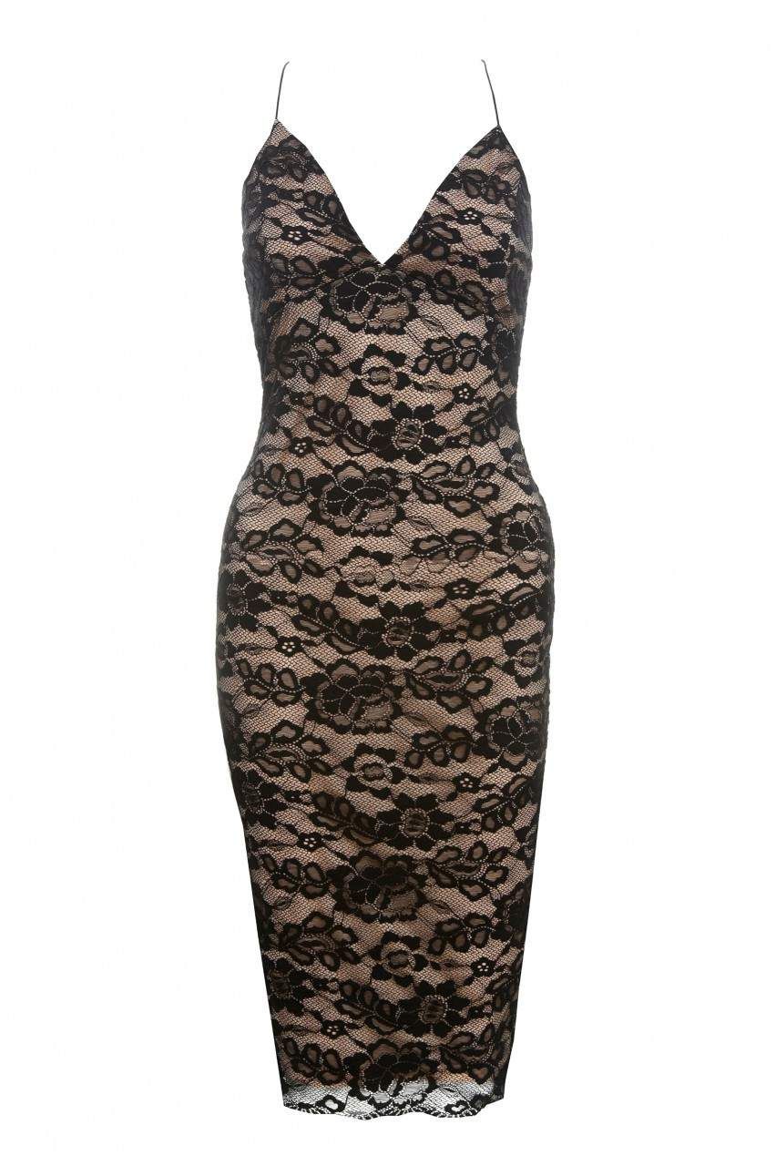 Lace Strappy Bodycon Dress sold by AX Paris product image thumbnail 5