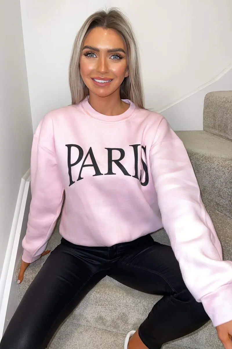 Pink Paris Sweatshirt sold by AX Paris product image thumbnail 3