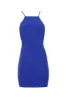 Blue Strappy Stud Front Bodycon Mini Dress sold by AX Paris