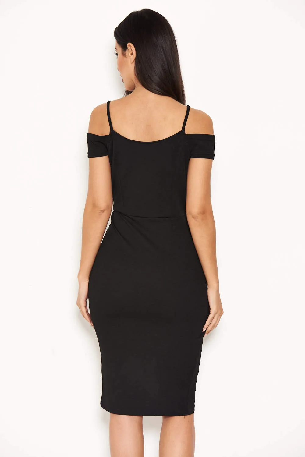 Black Wrap Around Dress sold by AX Paris product image thumbnail 3