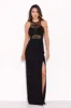 Black Lace Top Maxi Dress sold by AX Paris