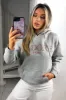 Grey Jadore Oversized Hoodie sold by AX Paris