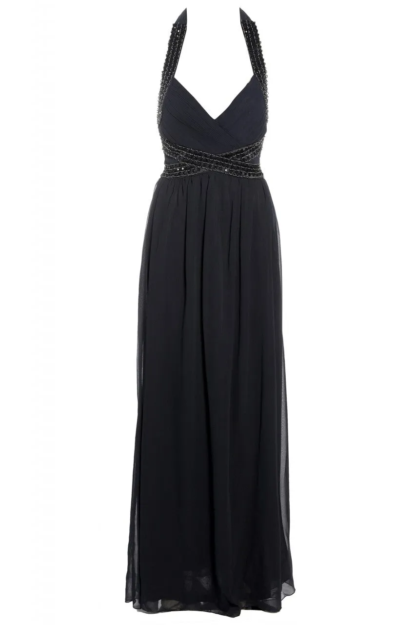 Jewel Halter Neck Maxi Dress sold by AX Paris product image thumbnail 5