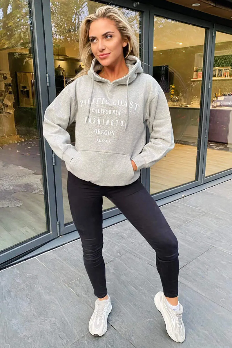 Grey Pacific Coast Hoodie sold by AX Paris product image thumbnail 4