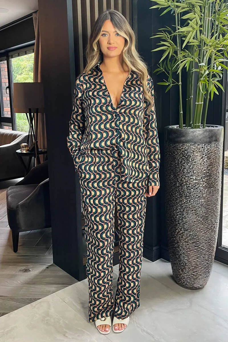 Multi Printed Long Sleeve Shirt sold by AX Paris product image thumbnail 2