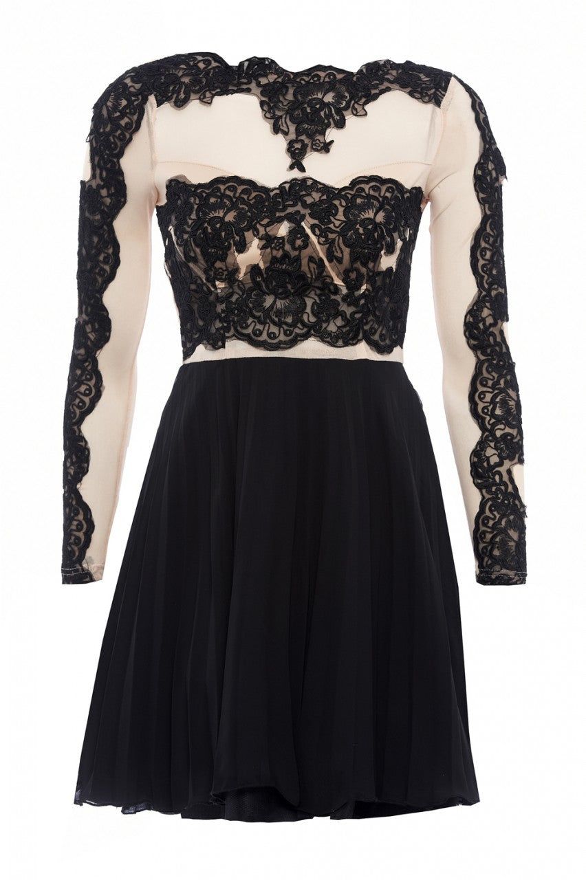 Crochet Top Skater Dress sold by AX Paris product image thumbnail 5