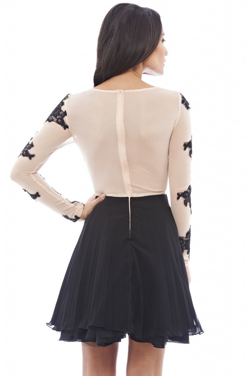 Crochet Top Skater Dress sold by AX Paris product image thumbnail 4