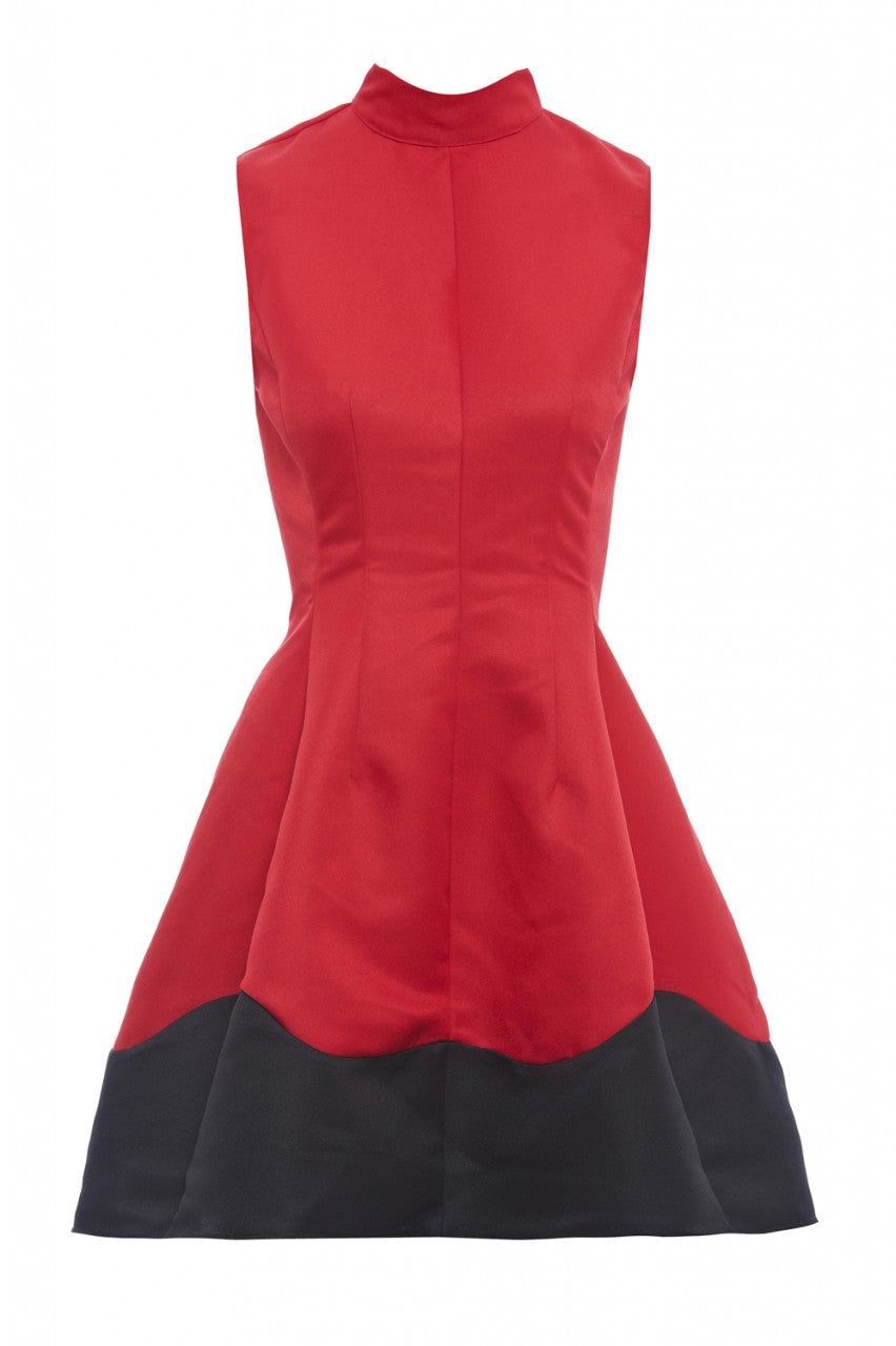 High Neck Wave Skater Dress sold by AX Paris product image thumbnail 5