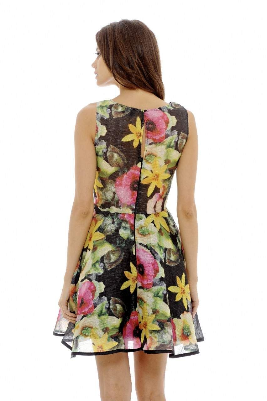 Floral Midi Skater Dress sold by AX Paris product image thumbnail 4