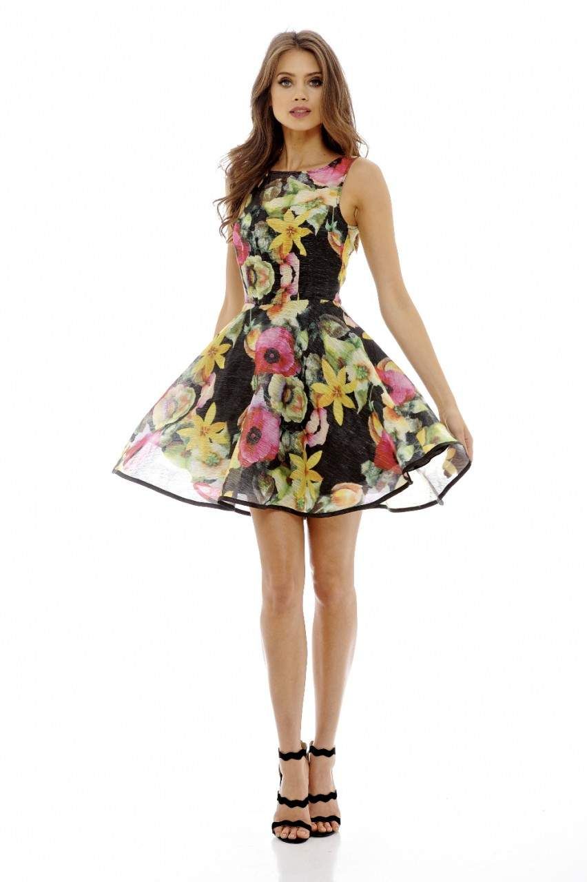 Floral Midi Skater Dress sold by AX Paris product image thumbnail 2