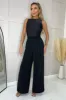 Black Wide Leg Trousers With Elasticated Waist sold by AX Paris