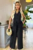Black Wide Leg Trousers With Elasticated Waist sold by AX Paris