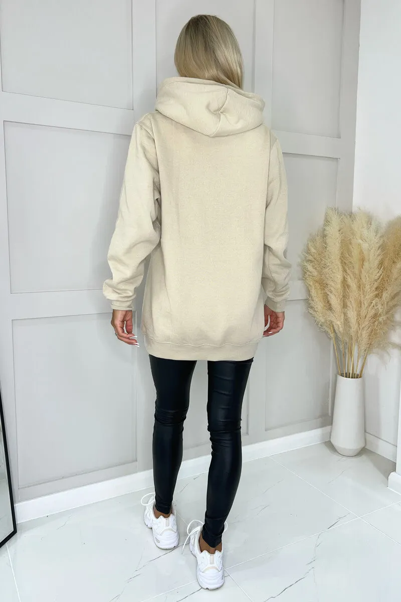 Stone Pure Angels Slogan Hoodie sold by AX Paris product image thumbnail 4