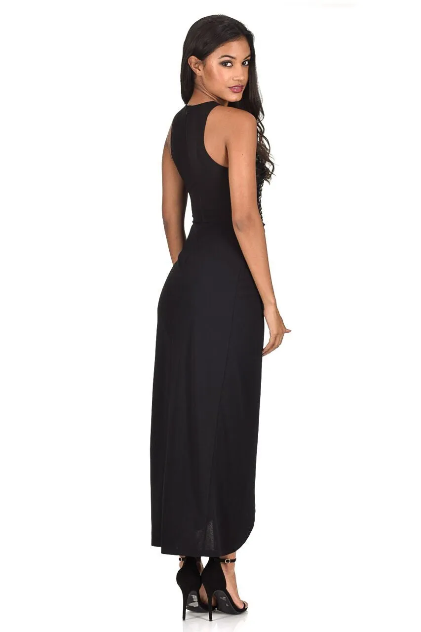 Black Sequin Maxi Dress sold by AX Paris product image thumbnail 3