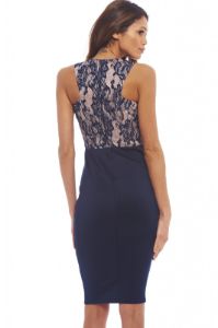 Lace Detailed Top Midi Dress sold by AX Paris