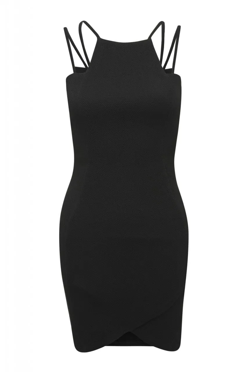 Black Bodycon Dress with Double Strap sold by AX Paris product image thumbnail 5