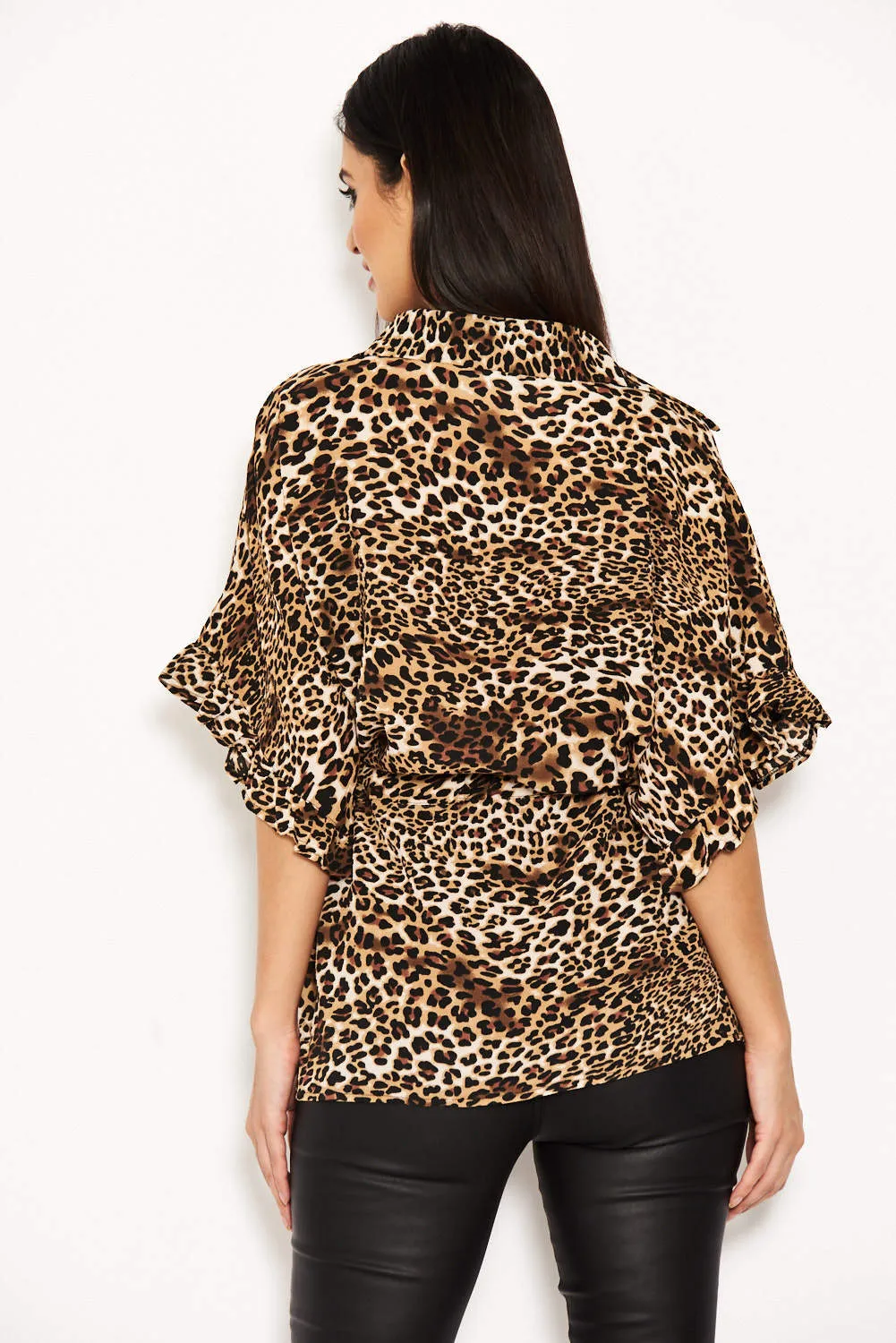 Leopard Print Blouse sold by AX Paris product image thumbnail 3