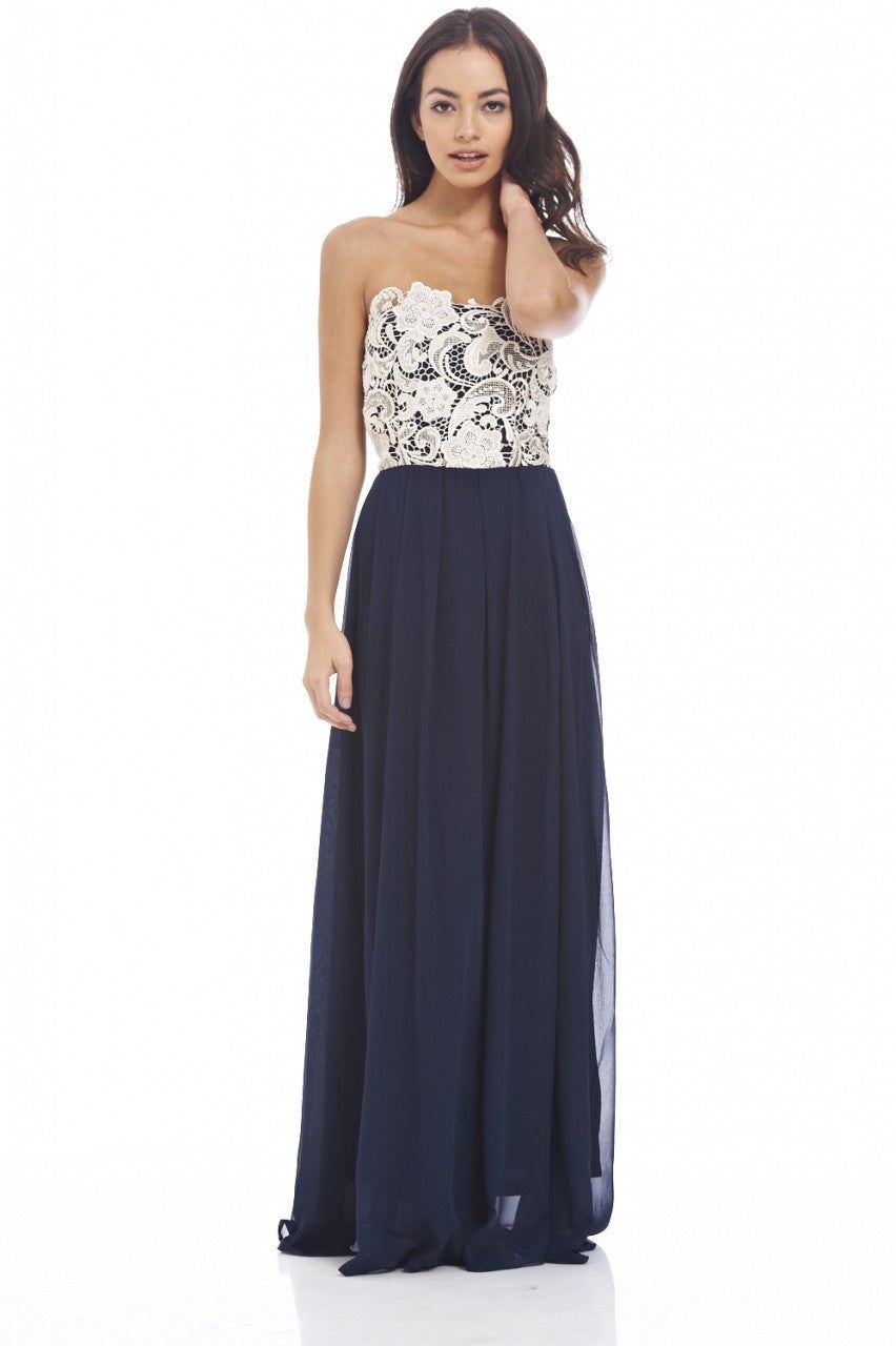 Crochet Boobtube Maxi Dress sold by AX Paris product image thumbnail 3