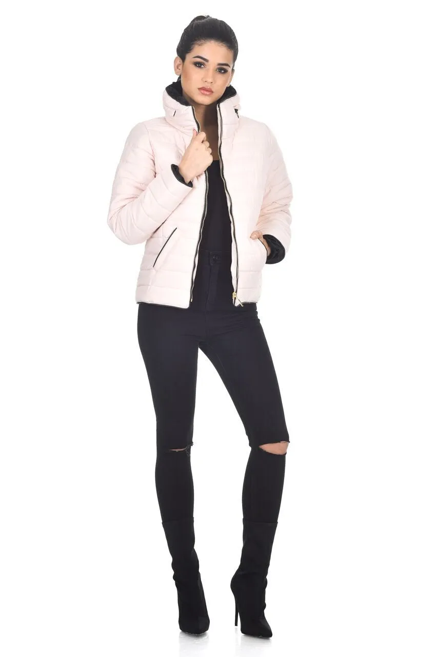 Nude Puffer Jacket sold by AX Paris product image thumbnail 2