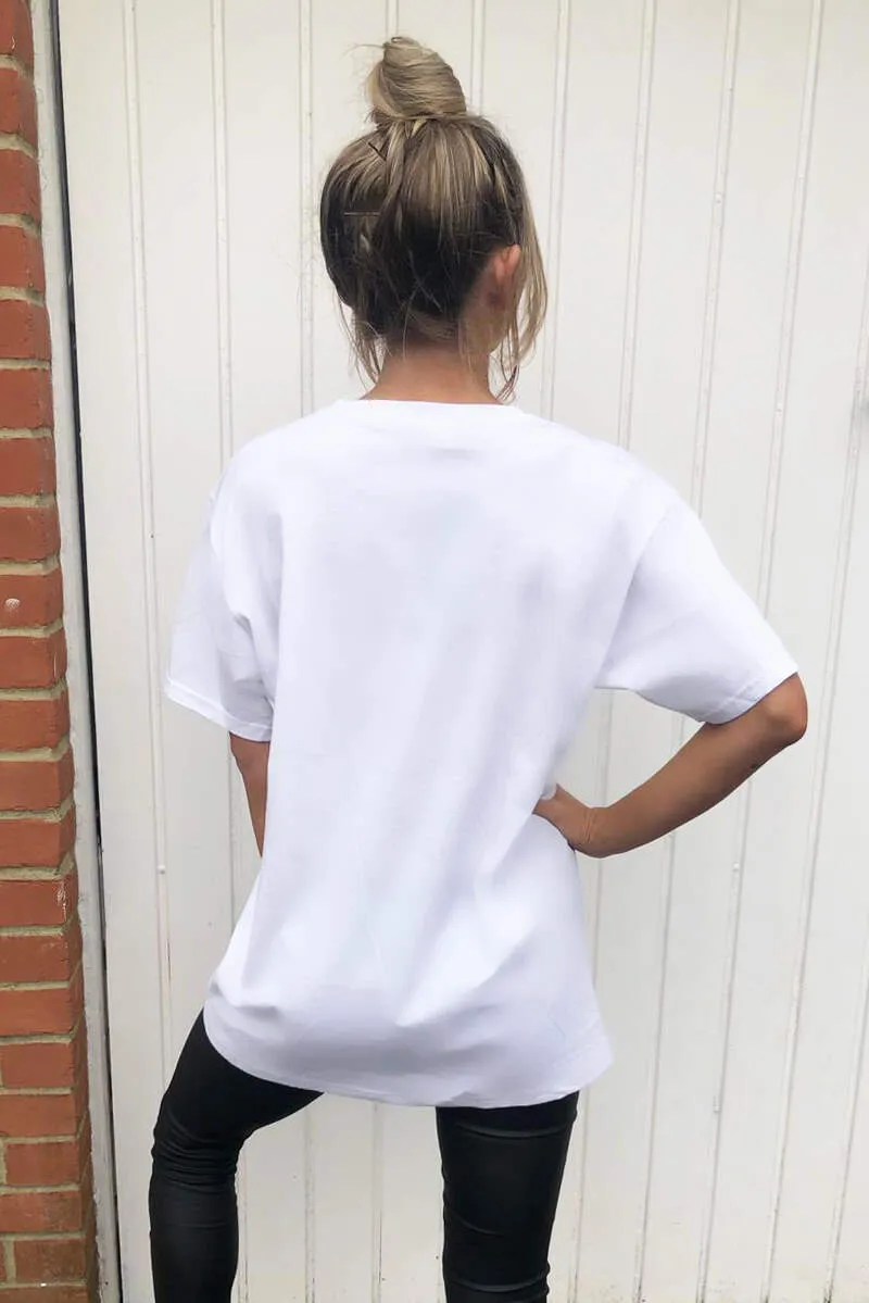 White Red Lips T-Shirt sold by AX Paris product image thumbnail 5