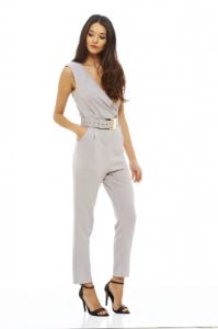 Belted Sleeveless Jumpsuit sold by AX Paris