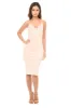 Pink Lace Detailed Midi Dress With Spaghetti Straps sold by AX Paris