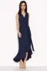 Navy Frill Wrap Dress sold by AX Paris