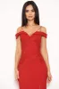 Red Crochet Detail Double Strap Maxi Dress sold by AX Paris