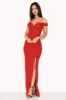Red Crochet Detail Double Strap Maxi Dress sold by AX Paris