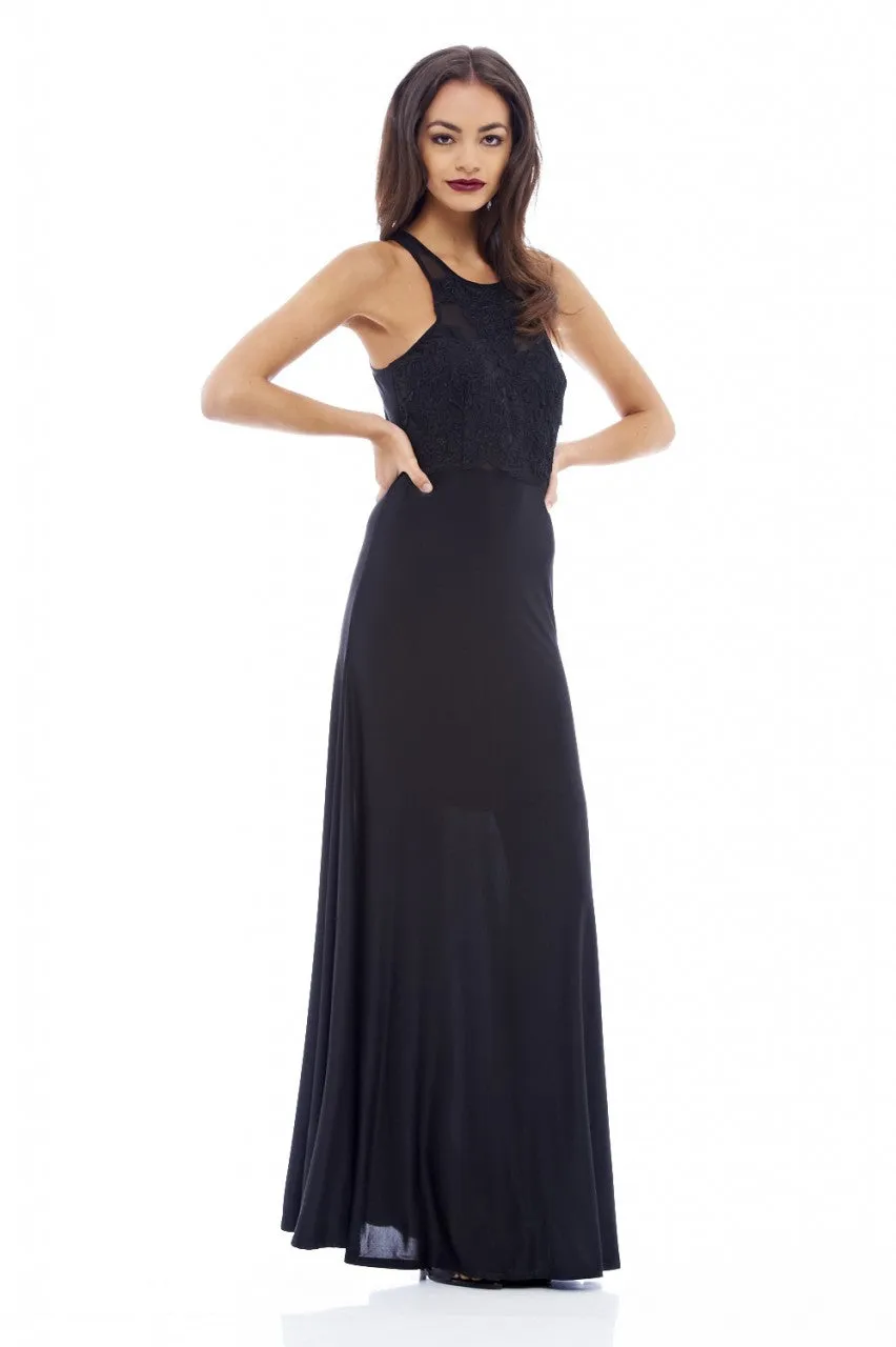 Crochet Detail Top Maxi Dress sold by AX Paris product image thumbnail 3