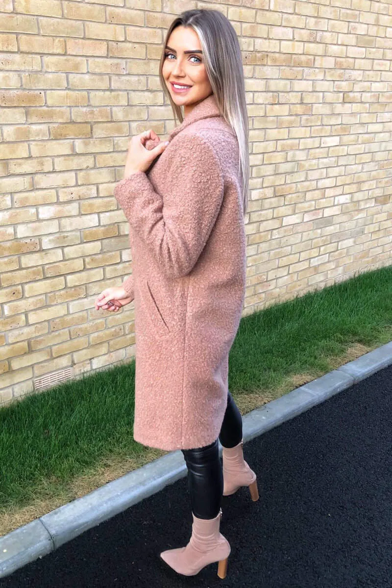 Camel Long Teddy Coat sold by AX Paris product image thumbnail 3