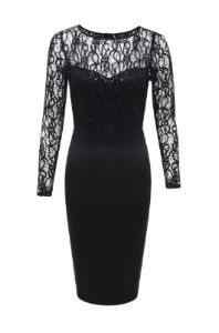 Sequin Top Bodycon Midi Dress sold by AX Paris