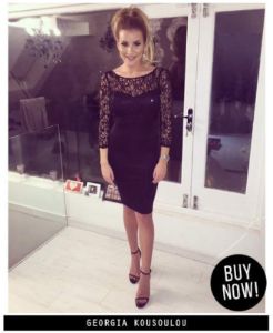 Sequin Top Bodycon Midi Dress sold by AX Paris