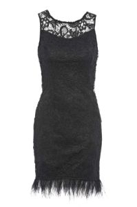 Lace Crochet Detail Bodycon Dress sold by AX Paris