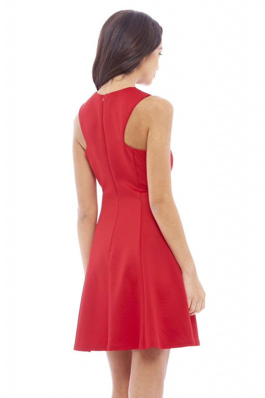 Embellished Neck Skater Dress sold by AX Paris product image thumbnail 4