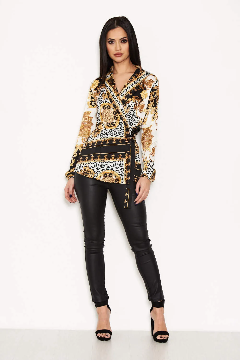 Printed Wrap Top sold by AX Paris product image thumbnail 2