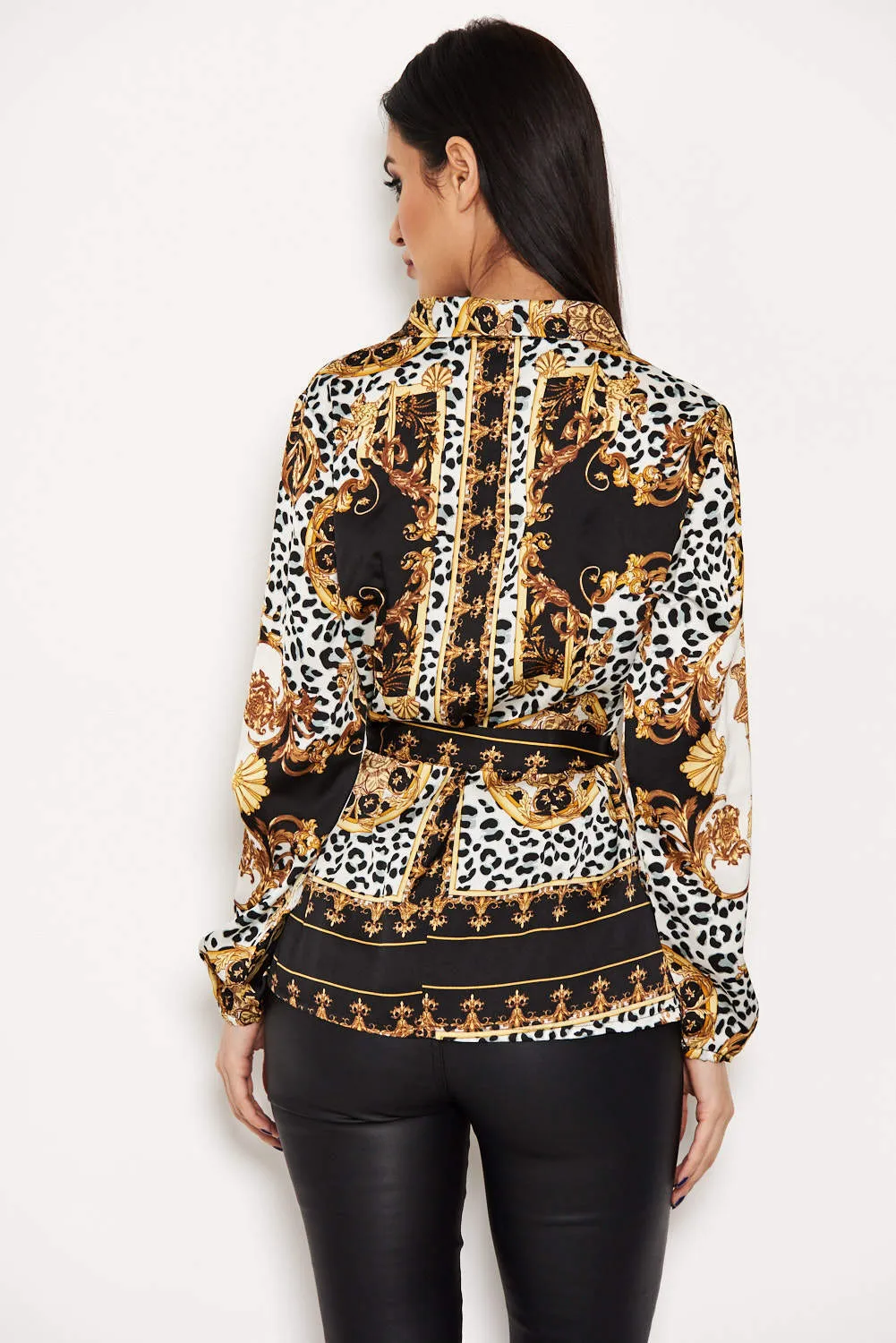 Printed Wrap Top sold by AX Paris product image thumbnail 3