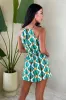 Multi Printed Drawstring Waist Playsuit sold by AX Paris