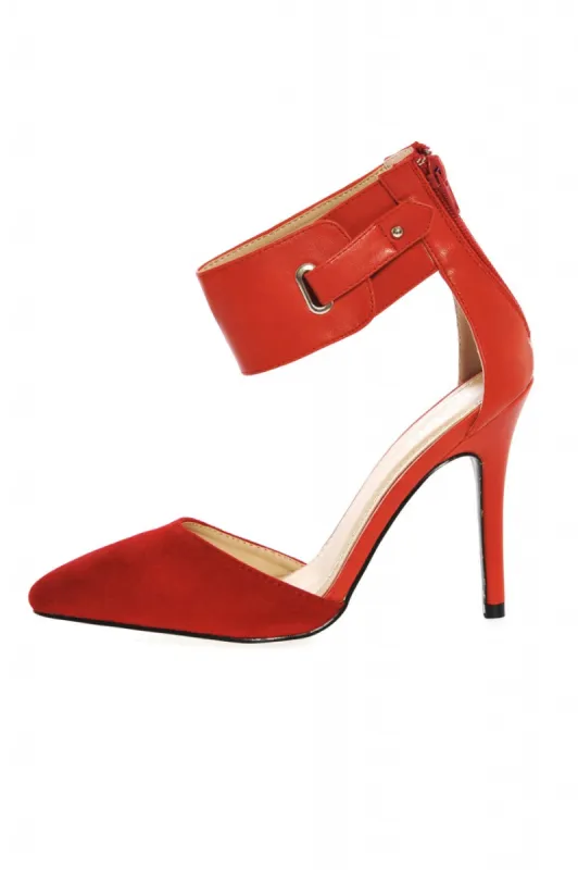 Ankle Strap Pointed Low Heels sold by AX Paris