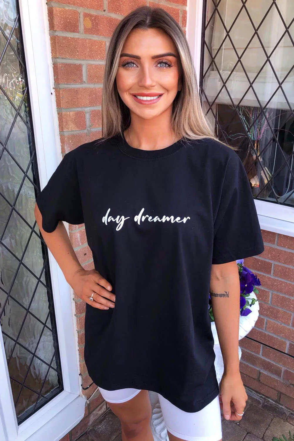 Black Day Dreamer T Shirt sold by AX Paris product image thumbnail 2