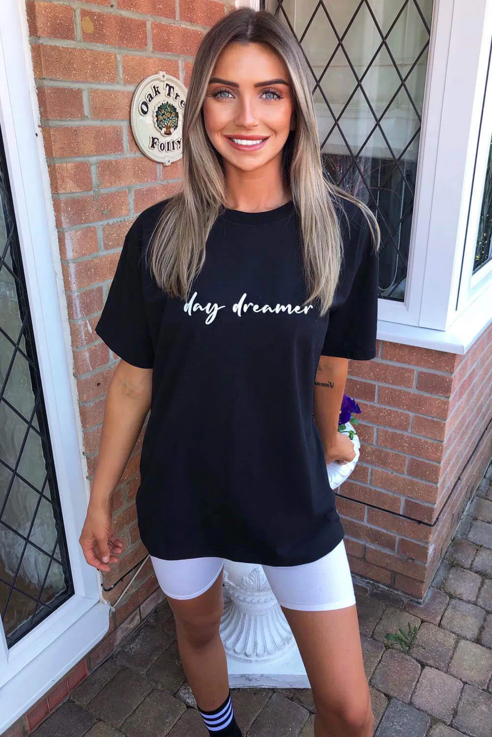 Black Day Dreamer T Shirt sold by AX Paris