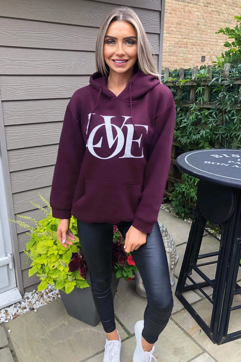 Wine Love Hoodie sold by AX Paris product image thumbnail 2