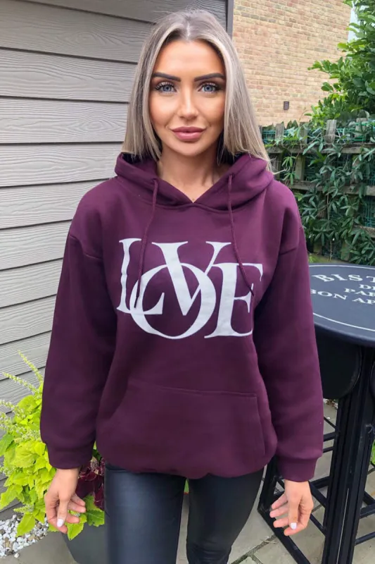 Wine Love Hoodie sold by AX Paris