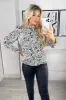 Cream Multi Print Puff Sleeve Cuff Top sold by AX Paris