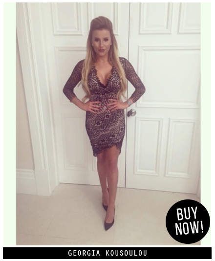 Crossover Lace Bodycon Dress sold by AX Paris product image thumbnail 5