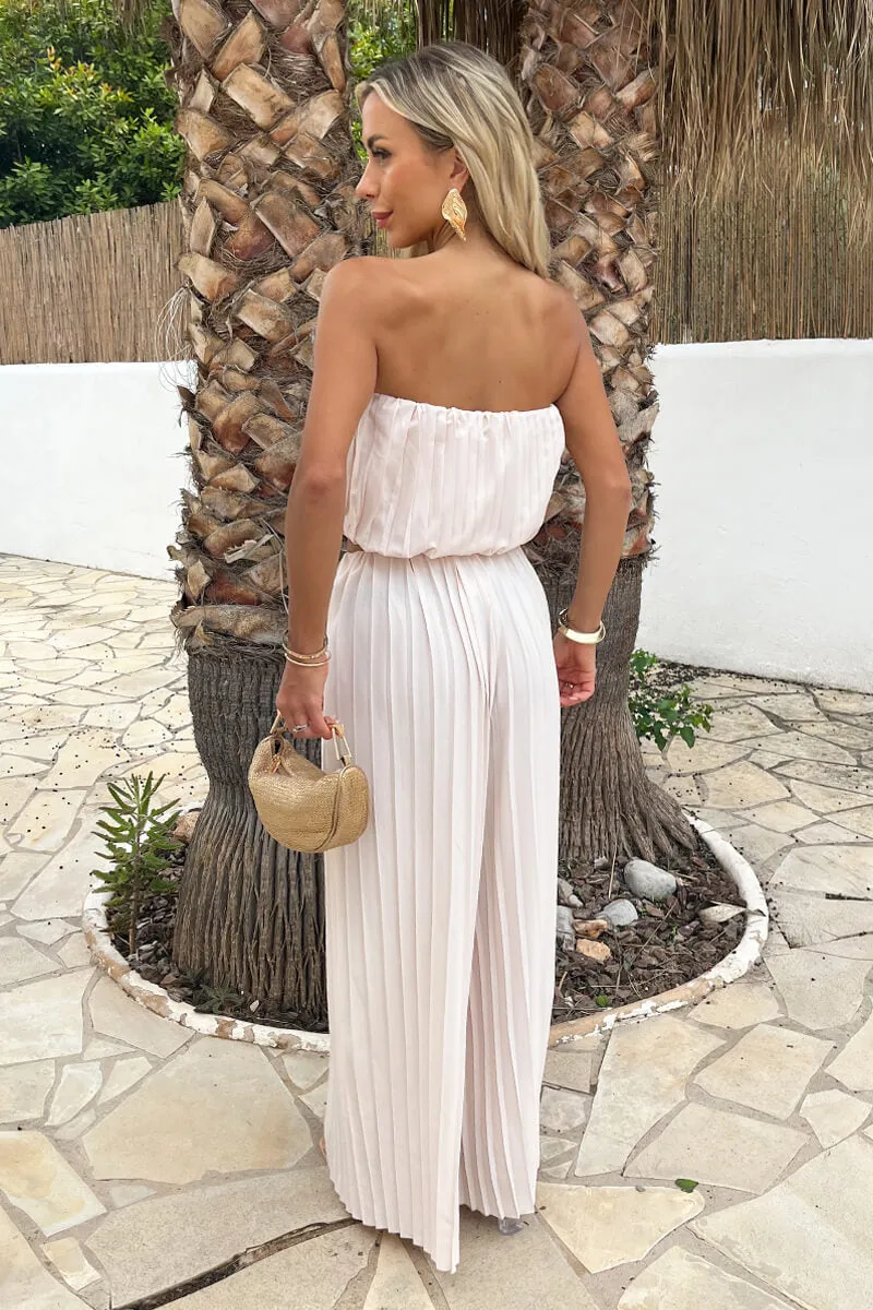 Stone Pleated Puff Ball Top And Palazzo Trousers Co-ord sold by AX Paris product image thumbnail 5