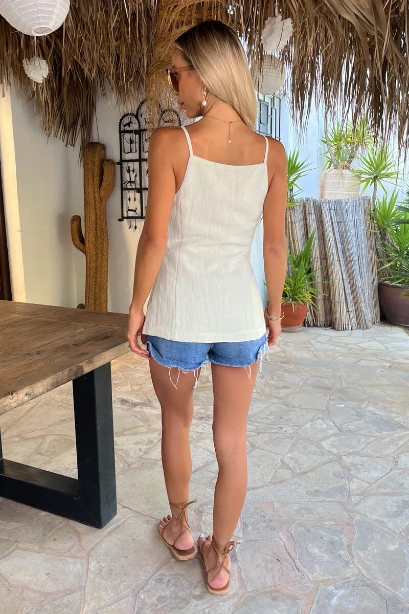 Stone Strappy Longline Waistcoat sold by AX Paris product image thumbnail 5