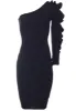 Black Ruffle Sleeve Dress sold by AX Paris