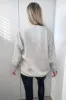 Grey Red Lips Sweatshirt sold by AX Paris