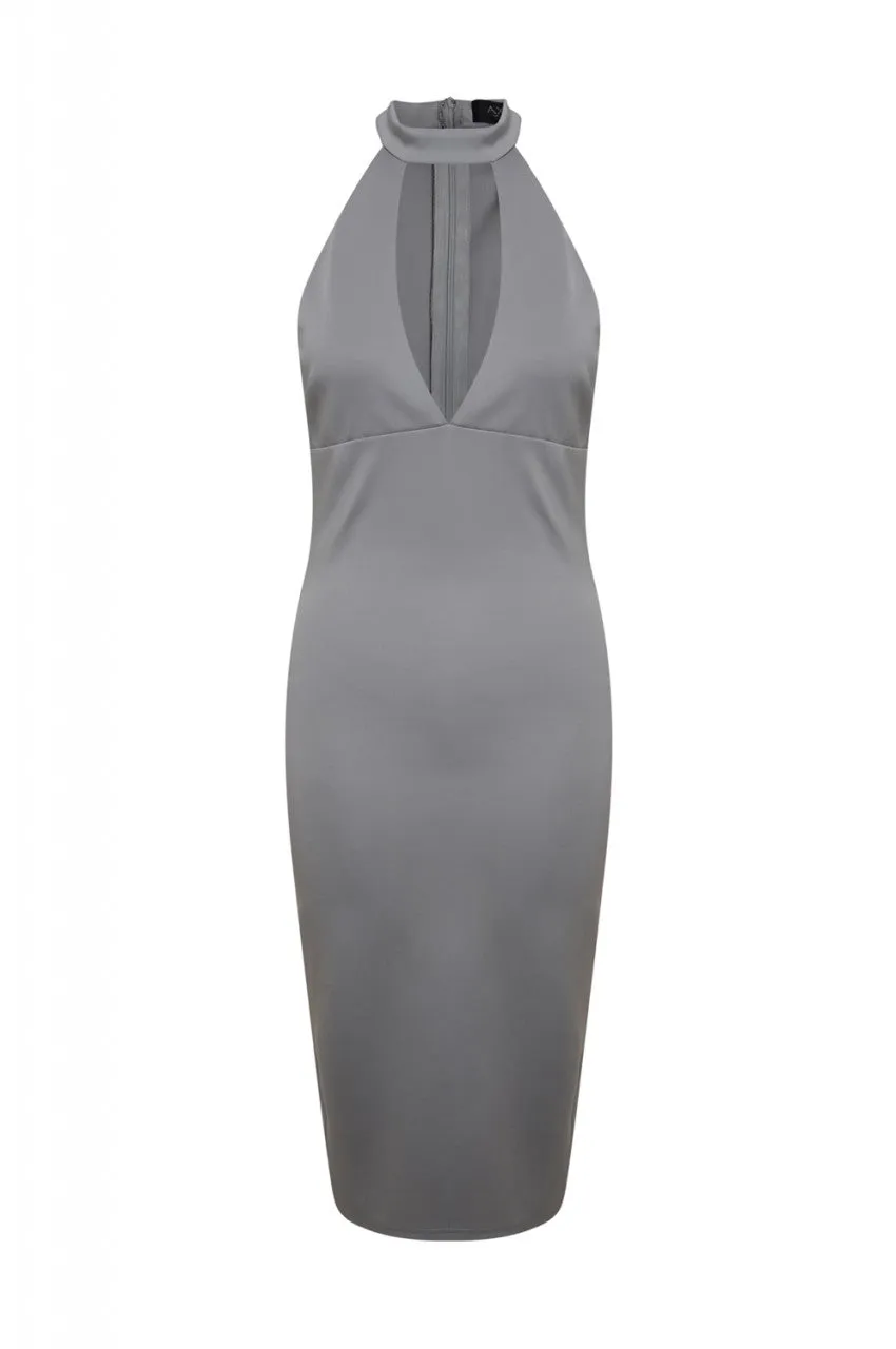 Cut Out Neck Midi Dress sold by AX Paris product image thumbnail 5